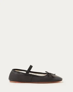 Sale Loeffler Randall Leonie Ballet Flat Black Leather
