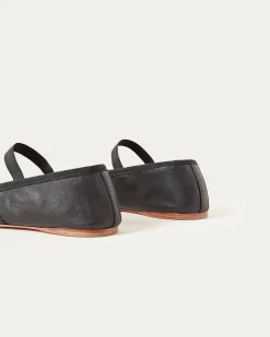 Sale Loeffler Randall Leonie Ballet Flat Black Leather