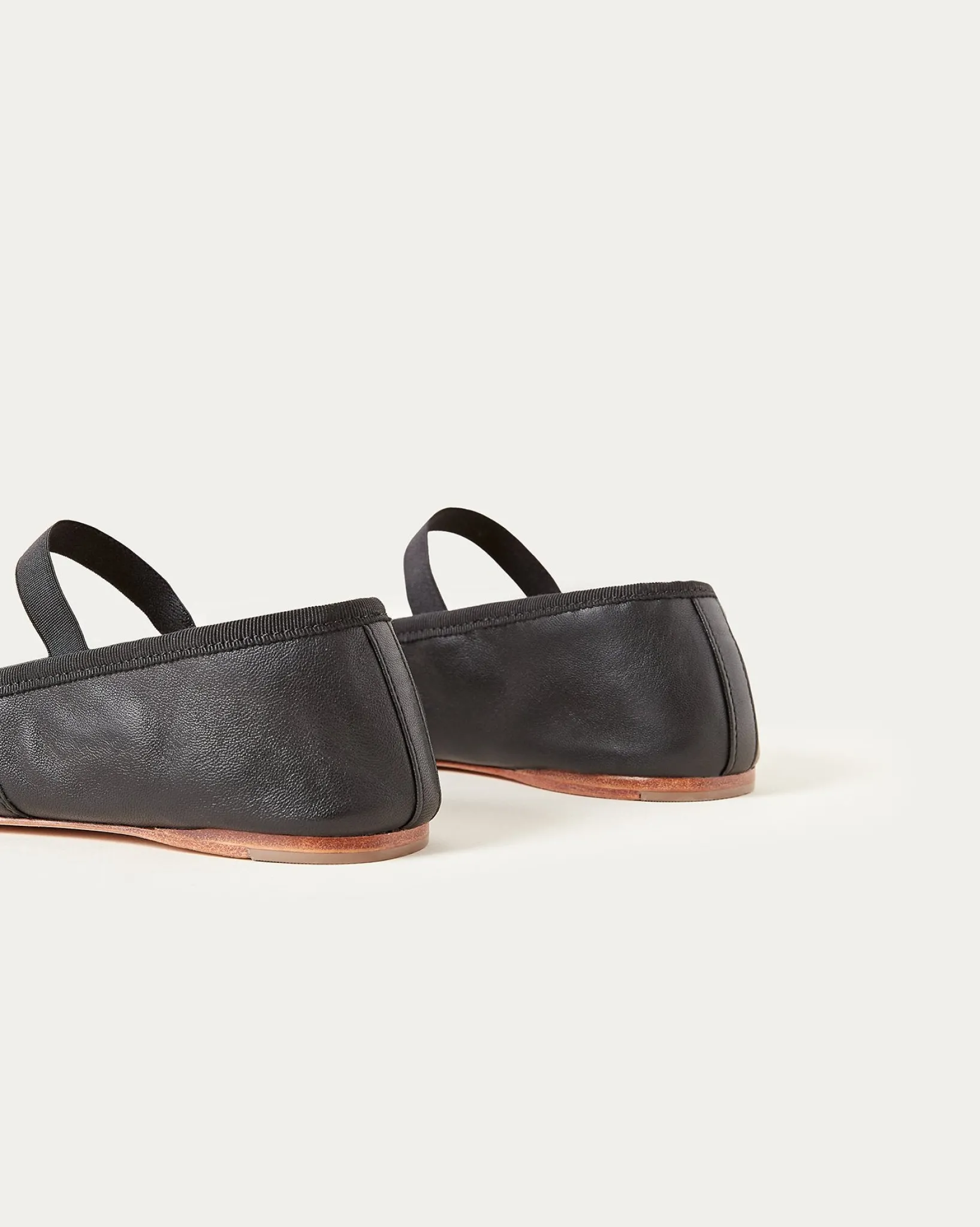Loeffler Randall Leonie Ballet Flat Chocolate Satin