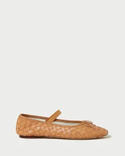 Clearance Loeffler Randall Leonie Ballet Flat Honey