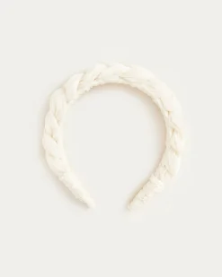 Discount Loeffler Randall Lilac Pearl Braided Headband Pearl /><noscript><img width=