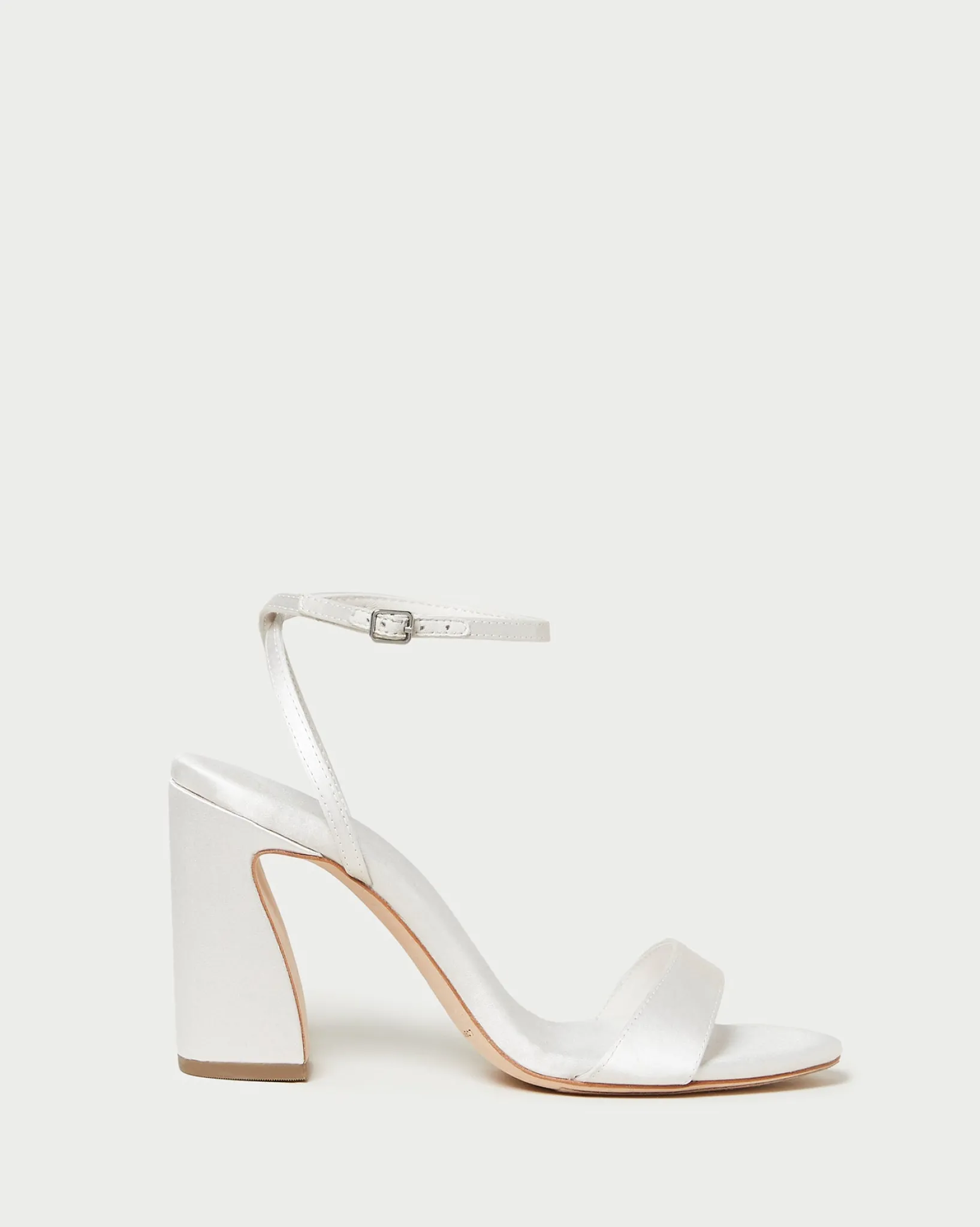 New Loeffler Randall Malia Curved-Heel Sandal Champagne