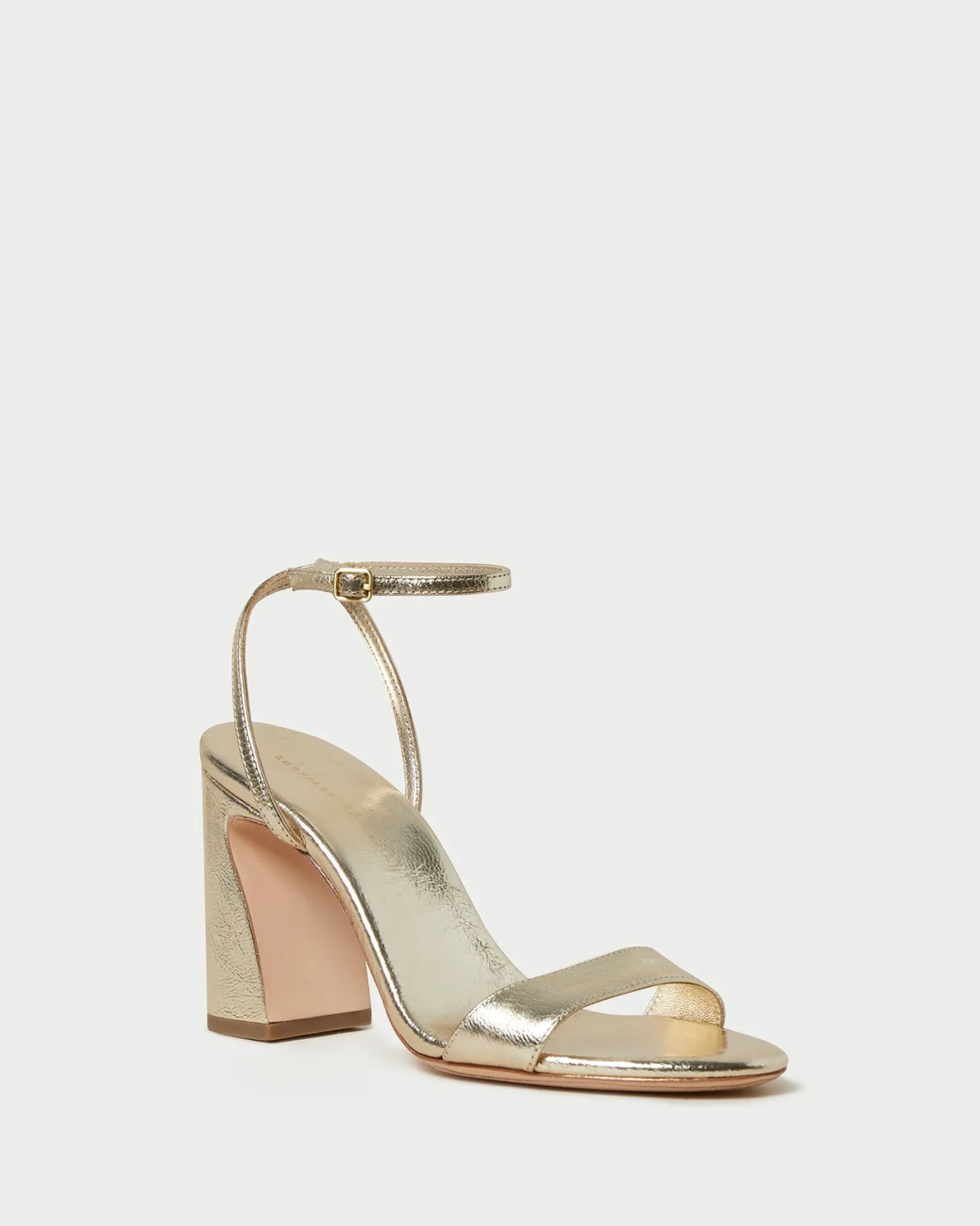 Hot Loeffler Randall Malia Curved-Heel Sandal Cream