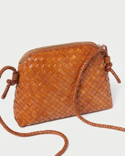 Hot Loeffler Randall Mallory Woven Crossbody Desert Sand