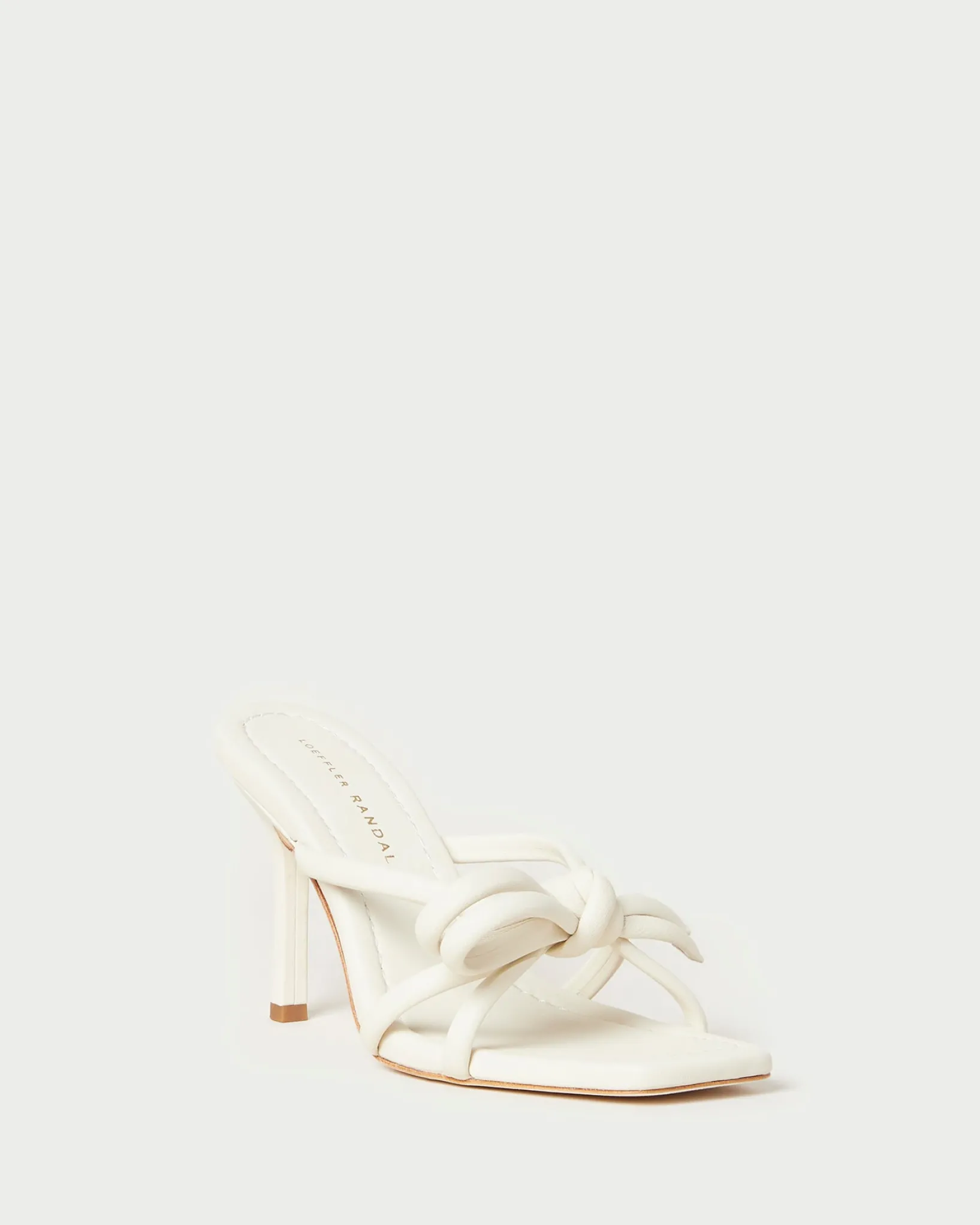 Discount Loeffler Randall Margi Bow Heel Cappuccino