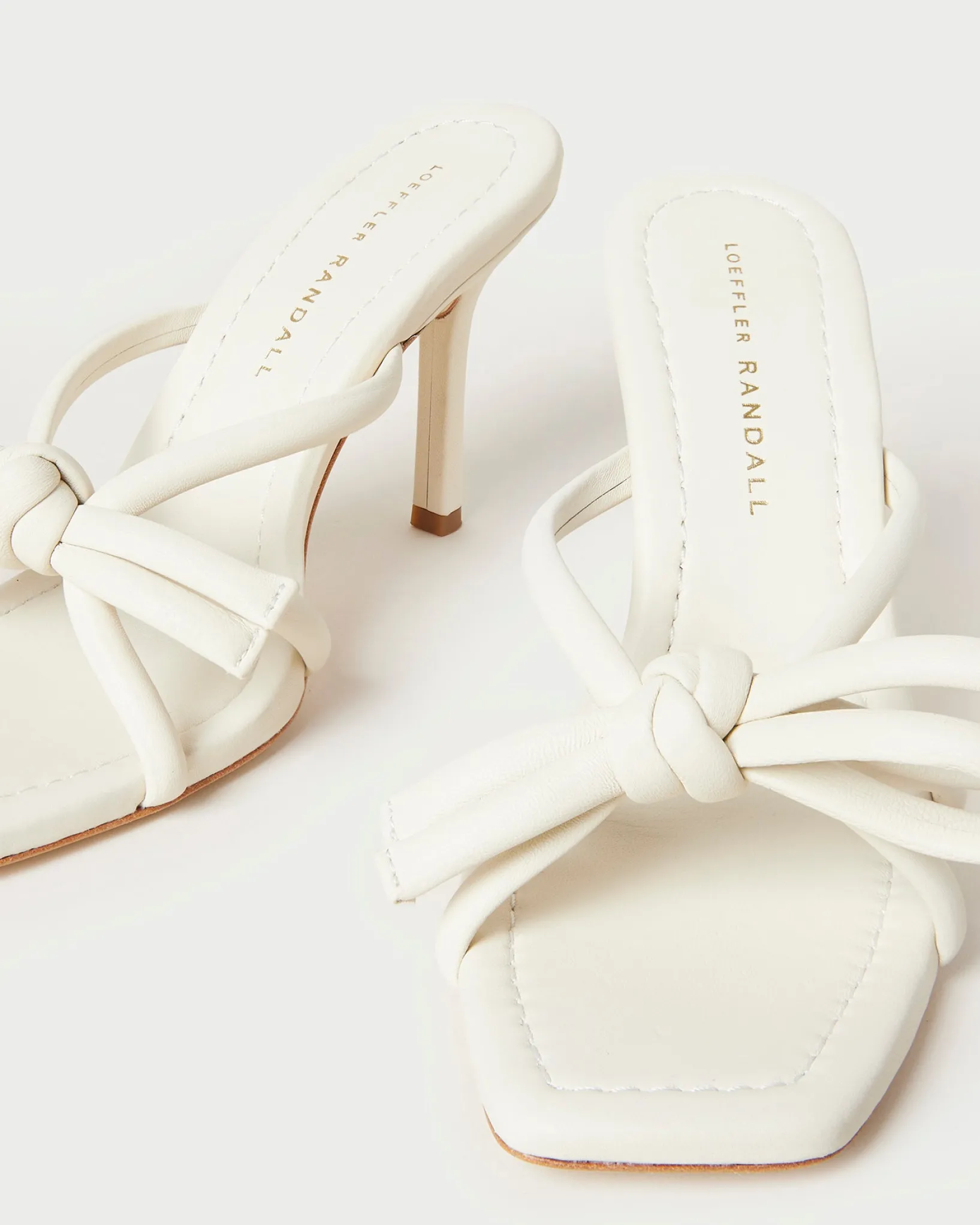 Discount Loeffler Randall Margi Bow Heel Cappuccino