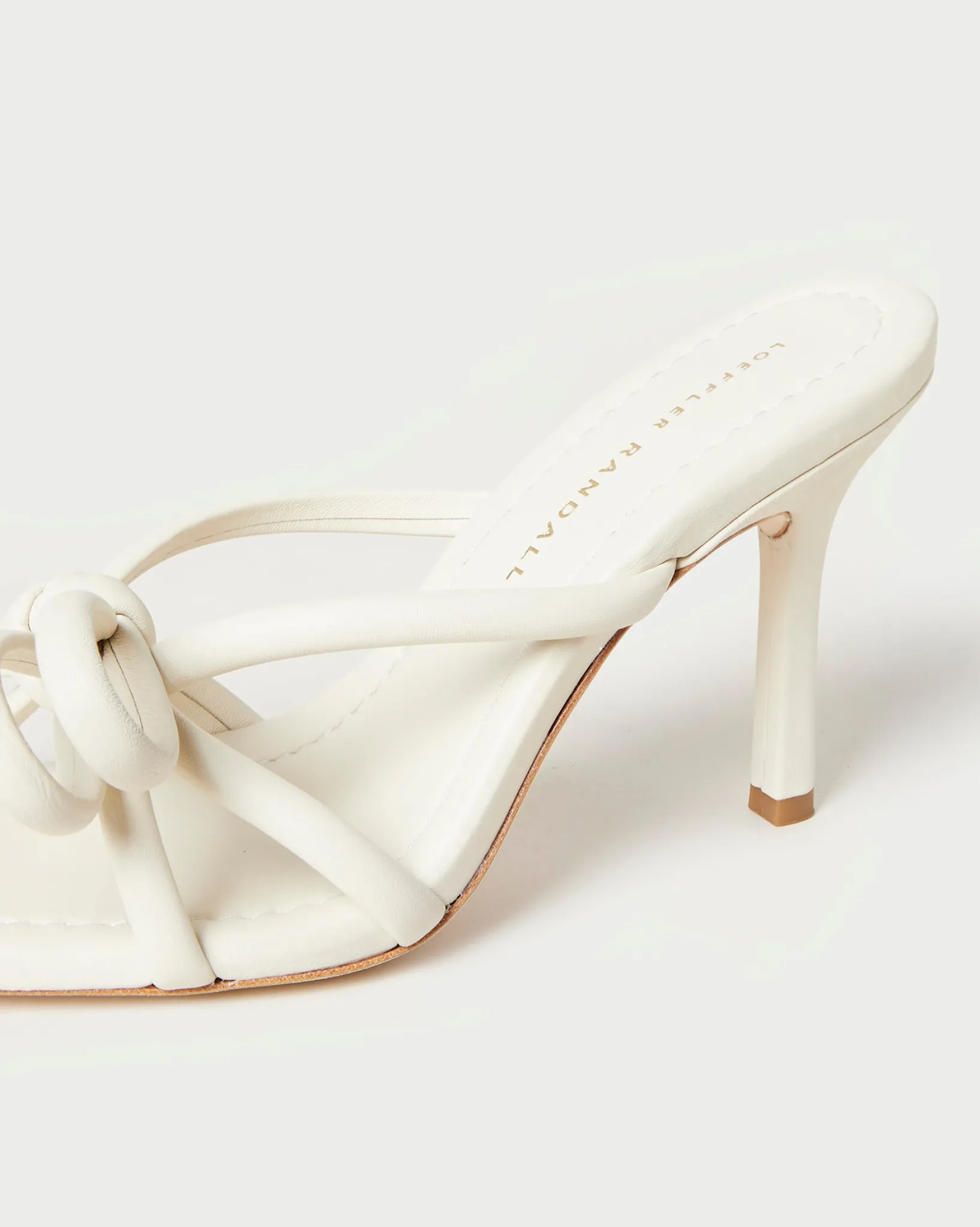 Discount Loeffler Randall Margi Bow Heel Cappuccino