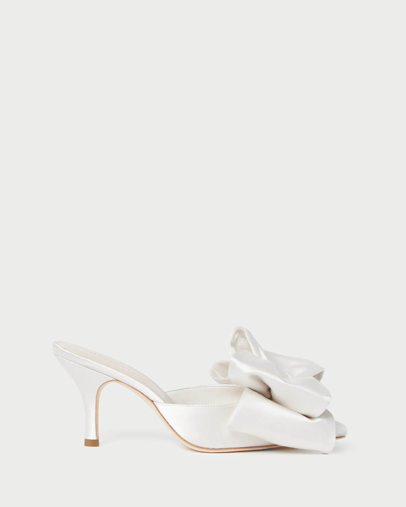 Loeffler Randall Margot Moiré Bow Mule Chocolate