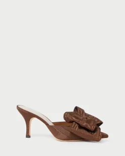 Best Loeffler Randall Margot Satin Bow Mule Cream