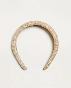 Hot Loeffler Randall Marina Puffy Headband Gold