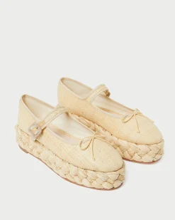 Hot Loeffler Randall Marlowe Mary Jane Espadrille Natural