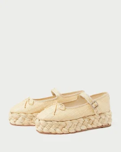 Hot Loeffler Randall Marlowe Mary Jane Espadrille Natural