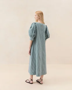 Discount Loeffler Randall Maxwell Green Gingham Dress Mini Green Gingham