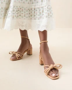 Best Loeffler Randall Mikel Bow Mid-Heel Sandal Blue
