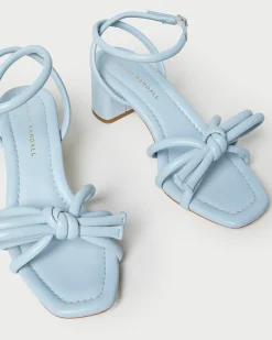 Best Loeffler Randall Mikel Bow Mid-Heel Sandal Blue