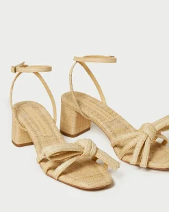 Best Loeffler Randall Mikel Bow Mid-Heel Sandal Blue
