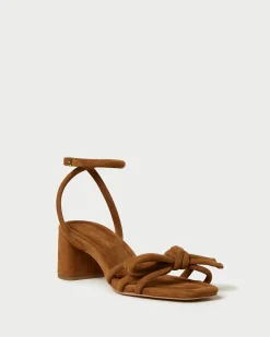 Best Loeffler Randall Mikel Bow Mid-Heel Sandal Blue