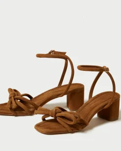 Best Loeffler Randall Mikel Bow Mid-Heel Sandal Natural
