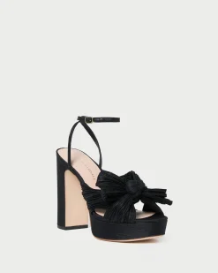 New Loeffler Randall Natalia Platform Bow Heel Black