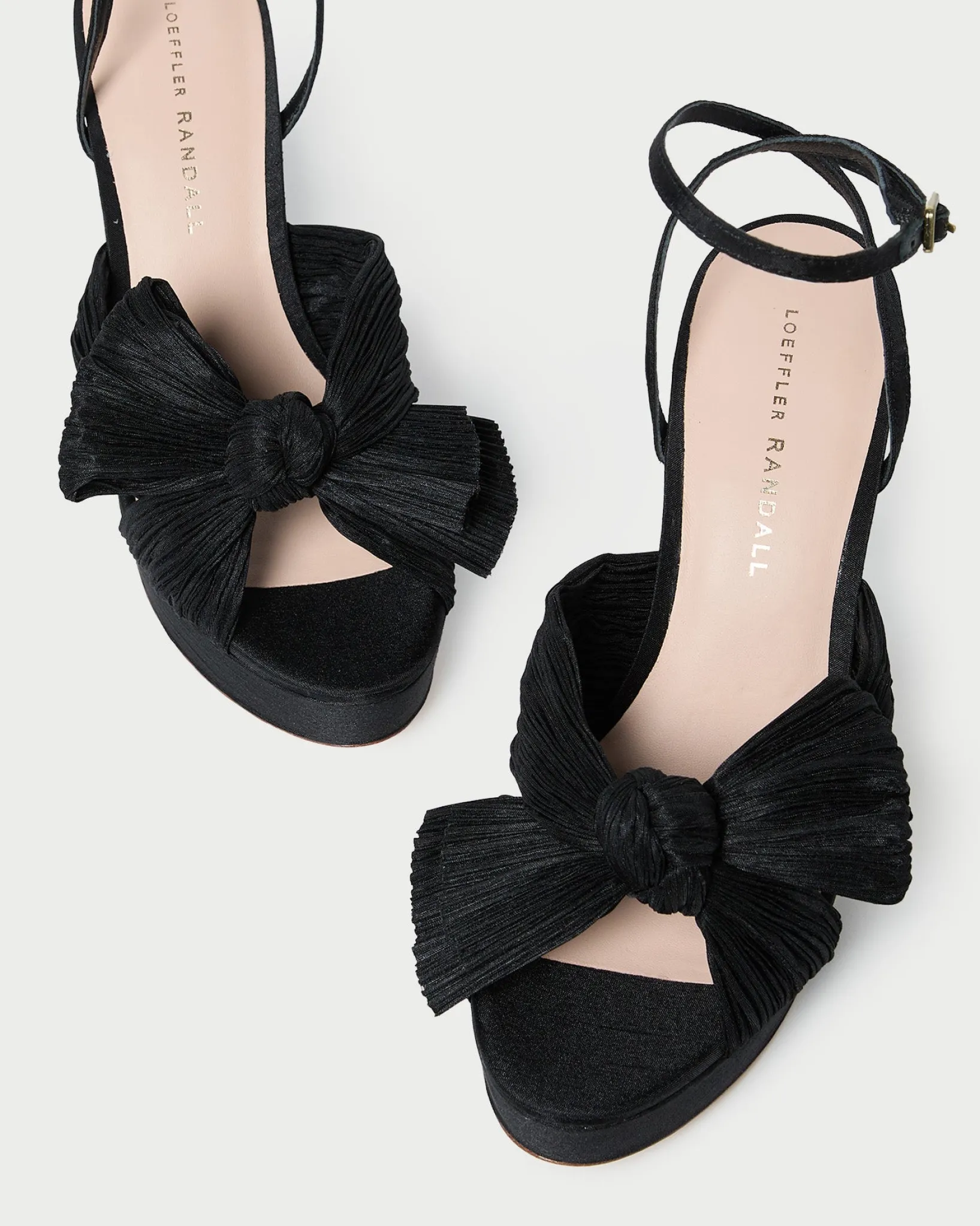 Clearance Loeffler Randall Natalia Platform Bow Heel Pearl