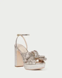Best Loeffler Randall Natalia White Lace Bow Heel White/Cream
