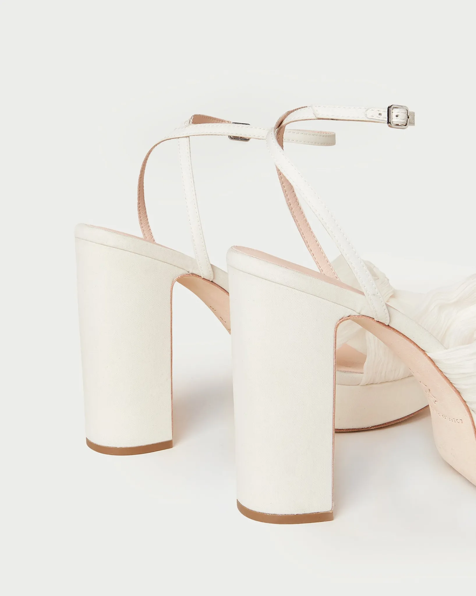Best Loeffler Randall Natalia White Lace Bow Heel White/Cream