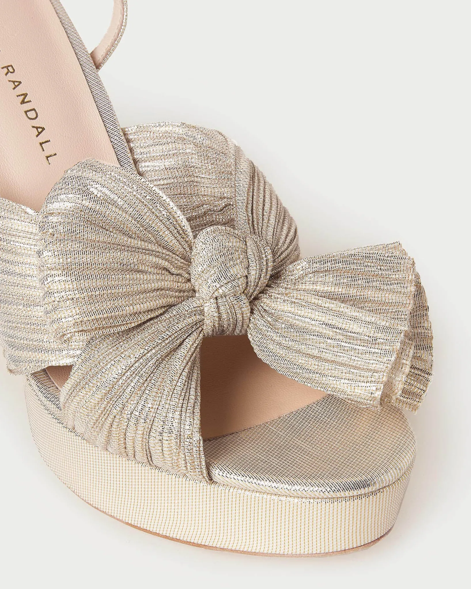 Best Loeffler Randall Natalia White Lace Bow Heel White/Cream