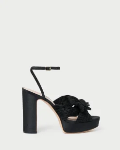 Best Loeffler Randall Natalia White Lace Bow Heel White/Cream