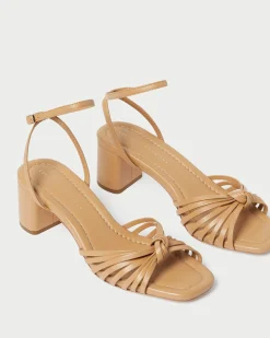 Best Loeffler Randall Olivia Knot Mid-Heel Sandal Dune