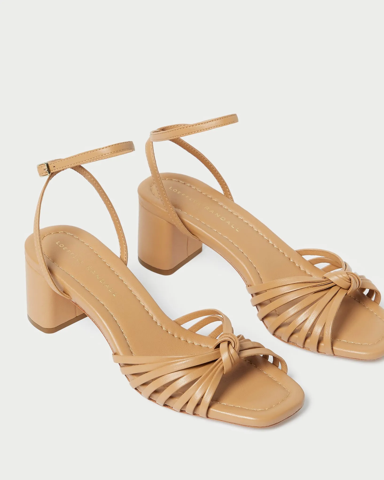 Best Loeffler Randall Olivia Knot Mid-Heel Sandal Dune