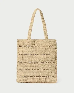 Hot Loeffler Randall Orion Raffia Tote Natural