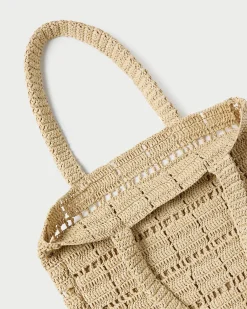 Hot Loeffler Randall Orion Raffia Tote Natural