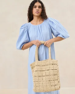 Hot Loeffler Randall Orion Raffia Tote Natural
