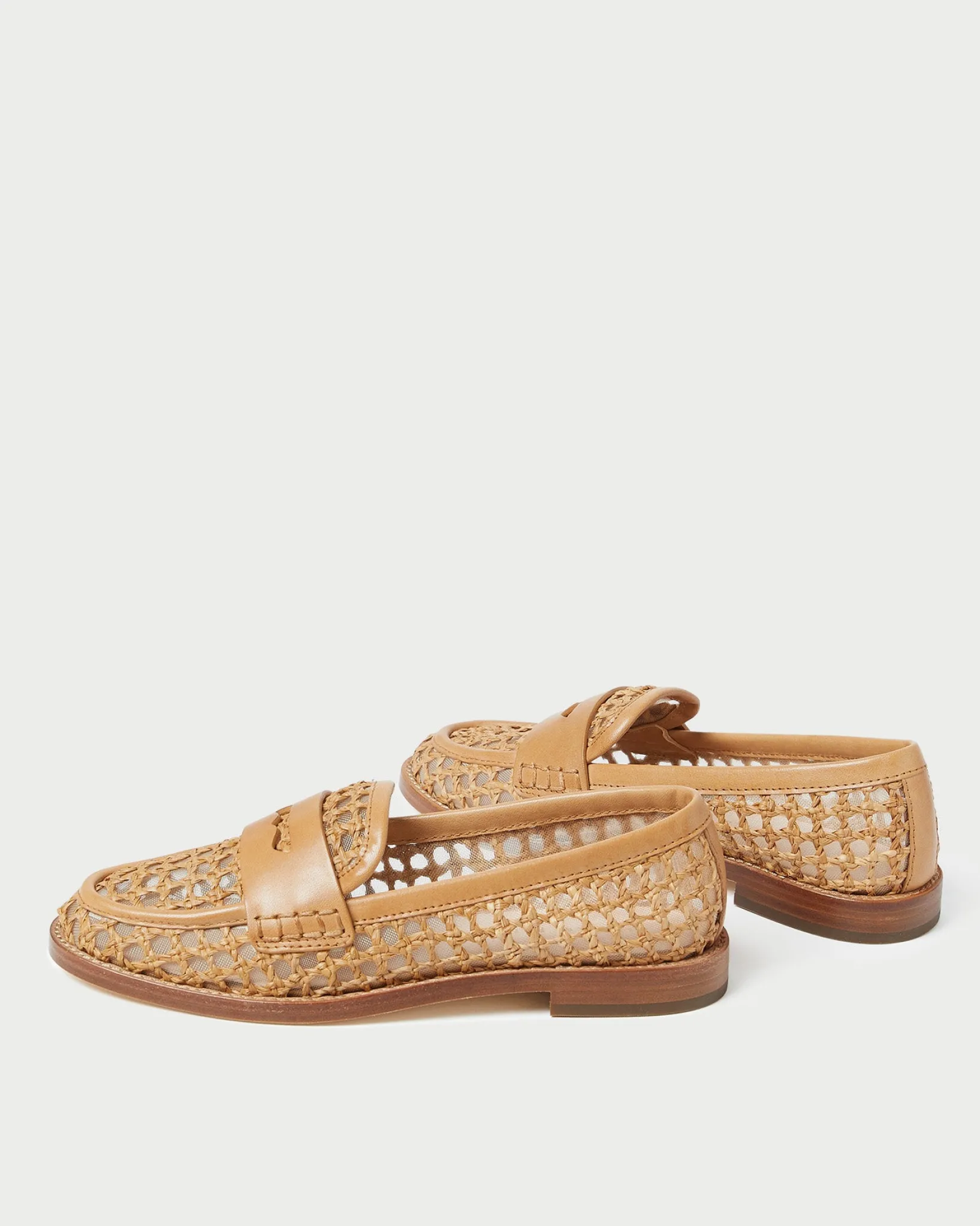 Sale Loeffler Randall Rachel Raffia Loafer Natural