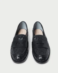 Sale Loeffler Randall Rachel Raffia Loafer Natural