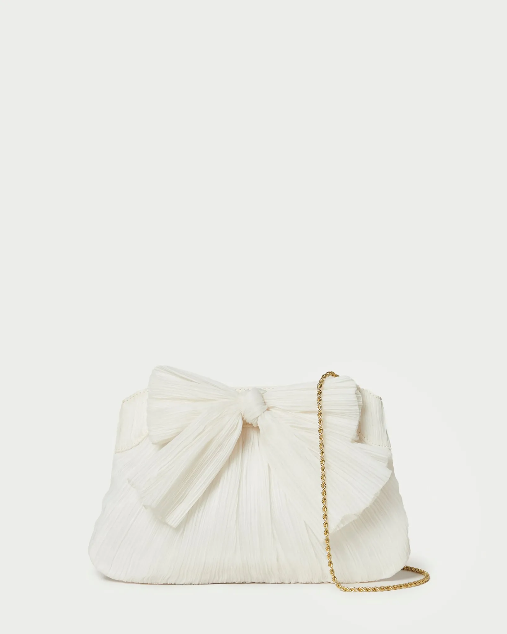 Hot Loeffler Randall Rayne Bow Clutch Gold