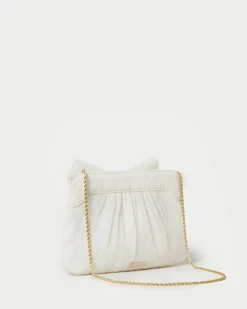 Loeffler Randall Rayne Bow Clutch Pearl