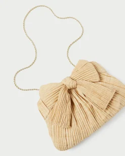 Loeffler Randall Rayne Bow Clutch Pearl