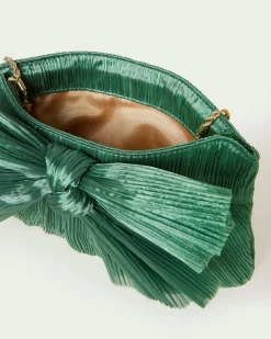 Loeffler Randall Rayne Bow Clutch Pearl