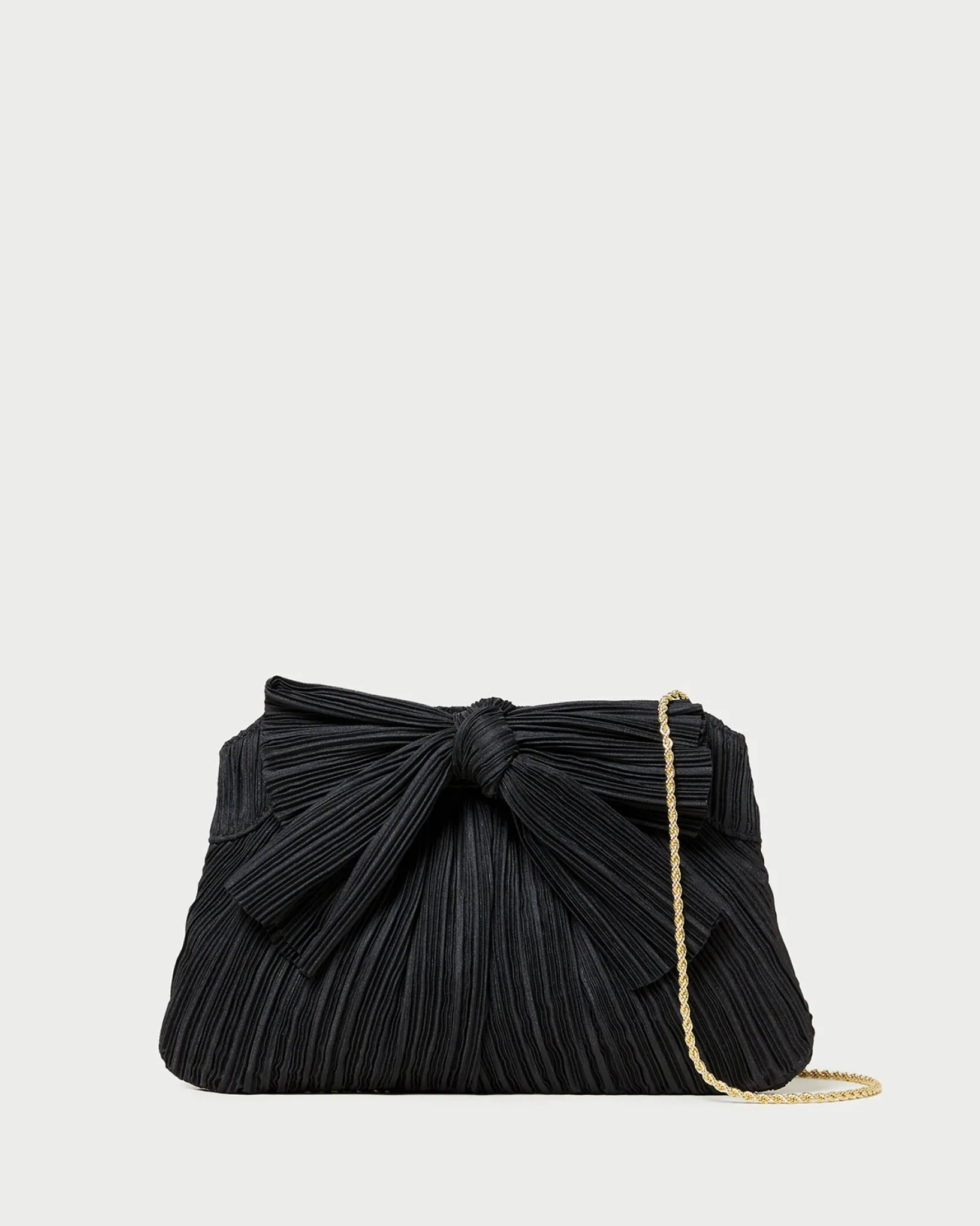Online Loeffler Randall Rayne Bow Clutch Platinum