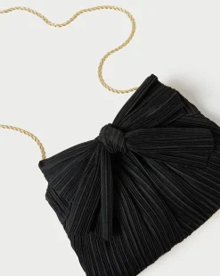 Online Loeffler Randall Rayne Bow Clutch Platinum