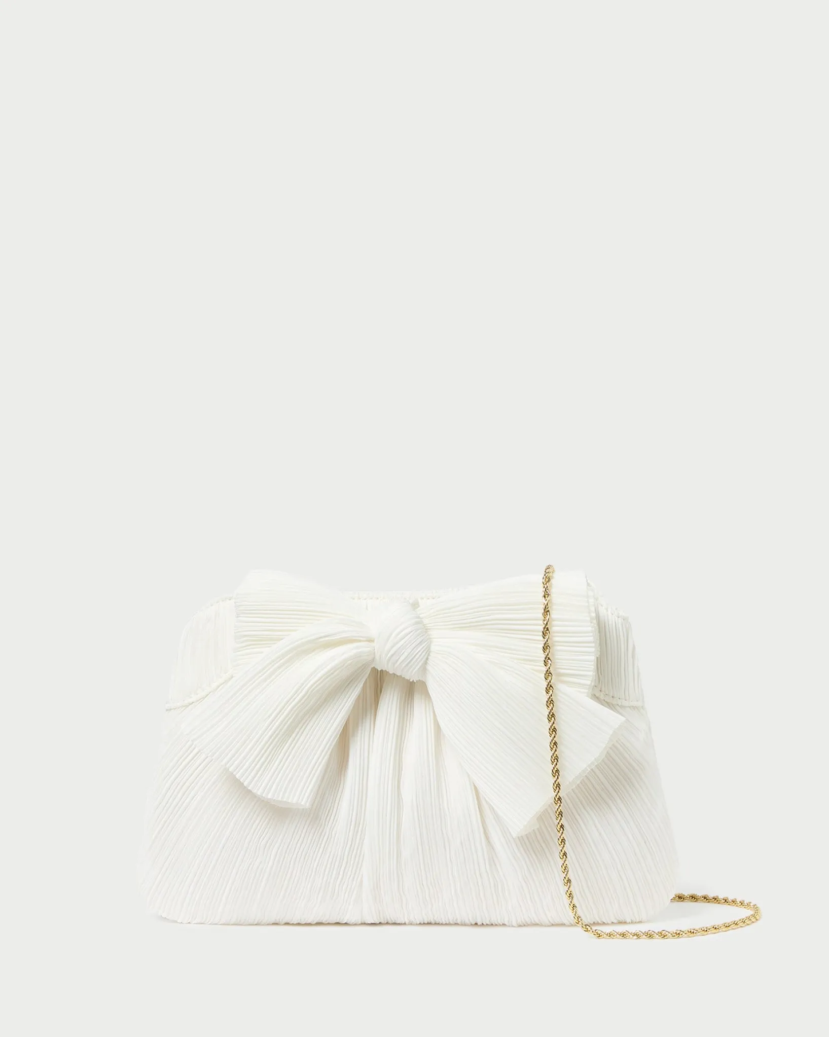 Best Loeffler Randall Rayne White Lace Bow Clutch White/Cream