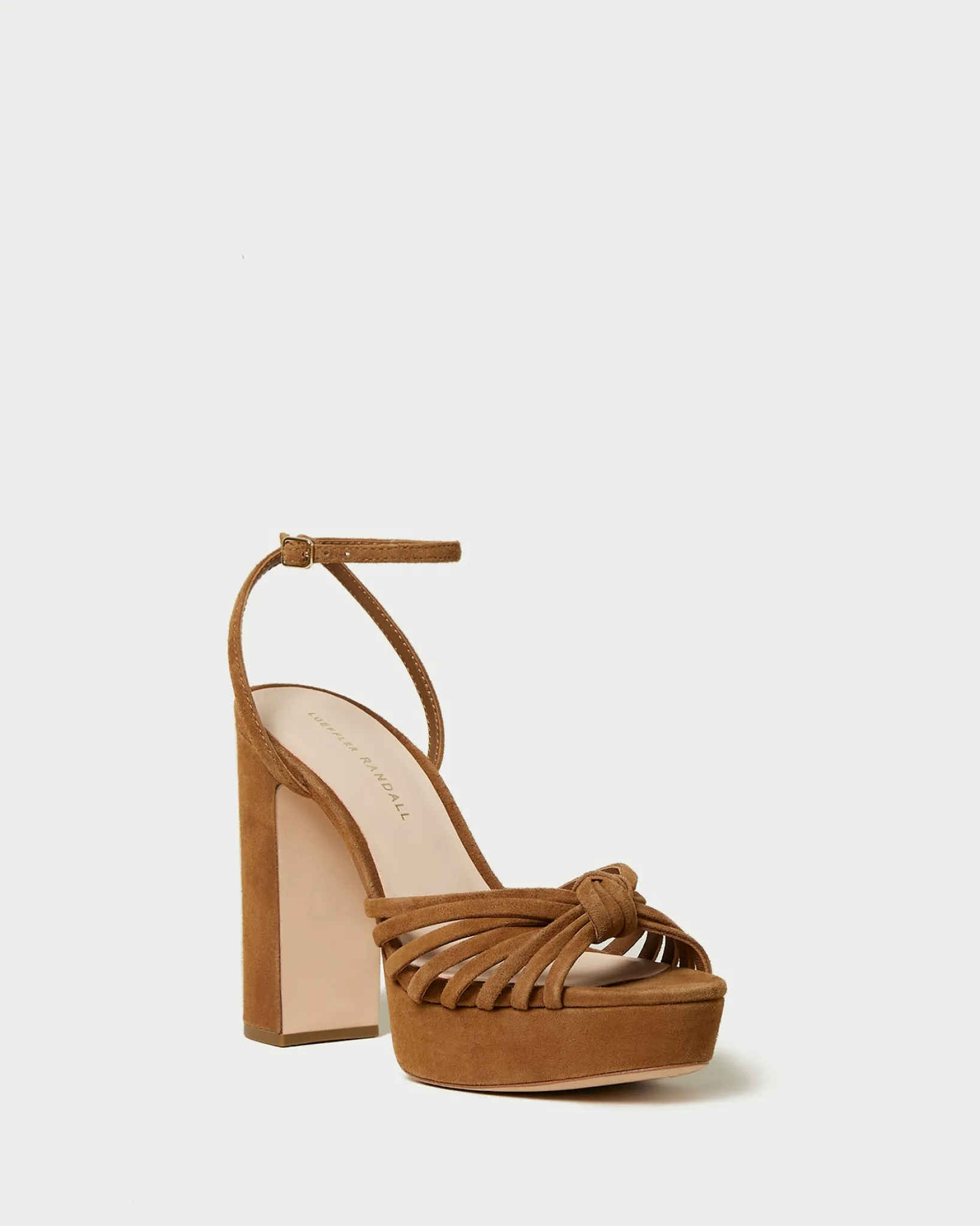 Discount Loeffler Randall Rivka Knot Platform Sandal Cacao