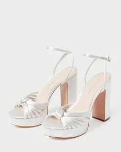 Discount Loeffler Randall Rivka Knot Platform Sandal Cacao