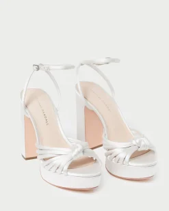 Discount Loeffler Randall Rivka Knot Platform Sandal Cacao