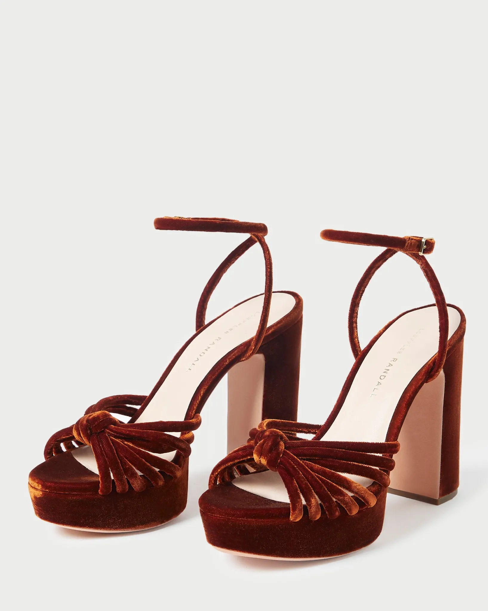 Discount Loeffler Randall Rivka Knot Platform Sandal Cacao
