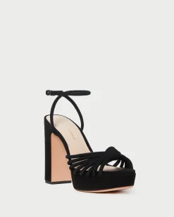 Discount Loeffler Randall Rivka Knot Platform Sandal Cacao