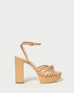 Discount Loeffler Randall Rivka Knot Platform Sandal Cacao
