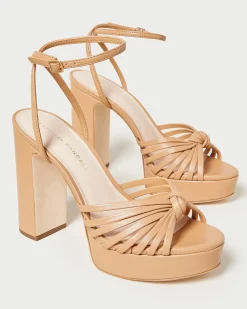 Discount Loeffler Randall Rivka Knot Platform Sandal Cacao