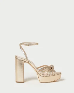 Discount Loeffler Randall Rivka Knot Platform Sandal Cacao